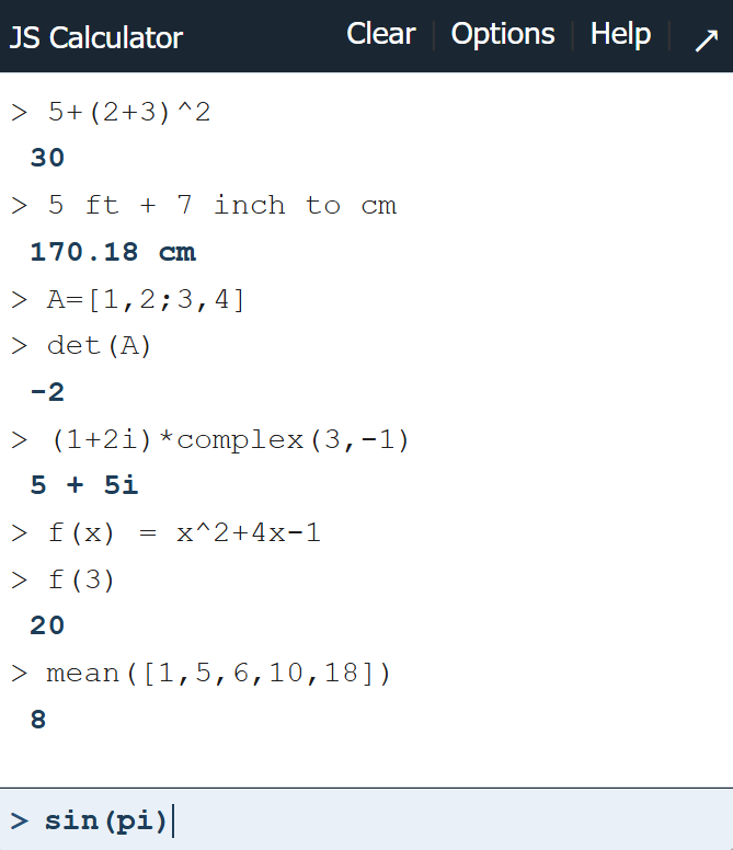 Numerical and Unit Calculation Example